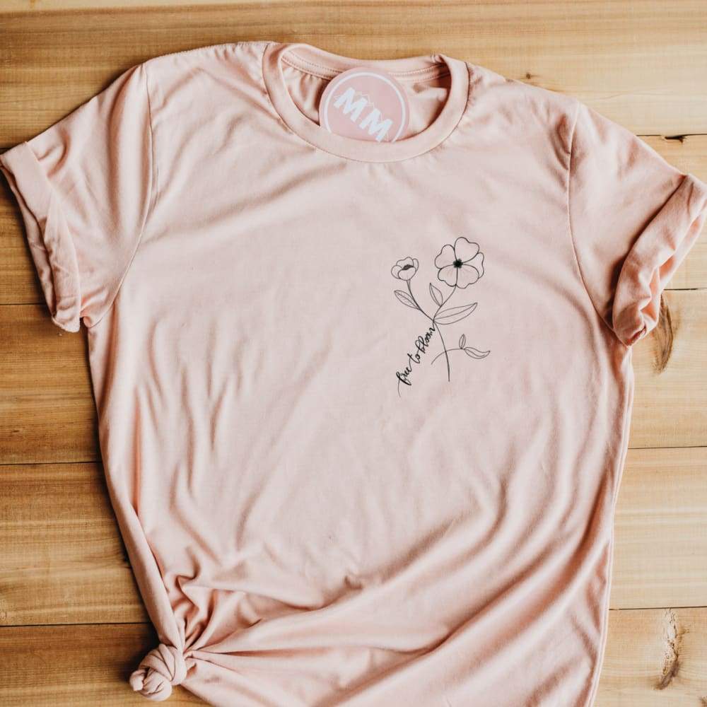 Free to Bloom Women’s Tee - Mommy Apparel