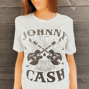Johnny Cash American Rebel Tee - Mommy Apparel