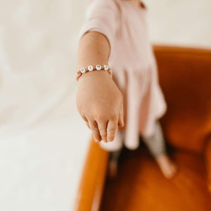 Mini Pink Beaded Bracelet