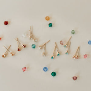 October Birthstone Studs