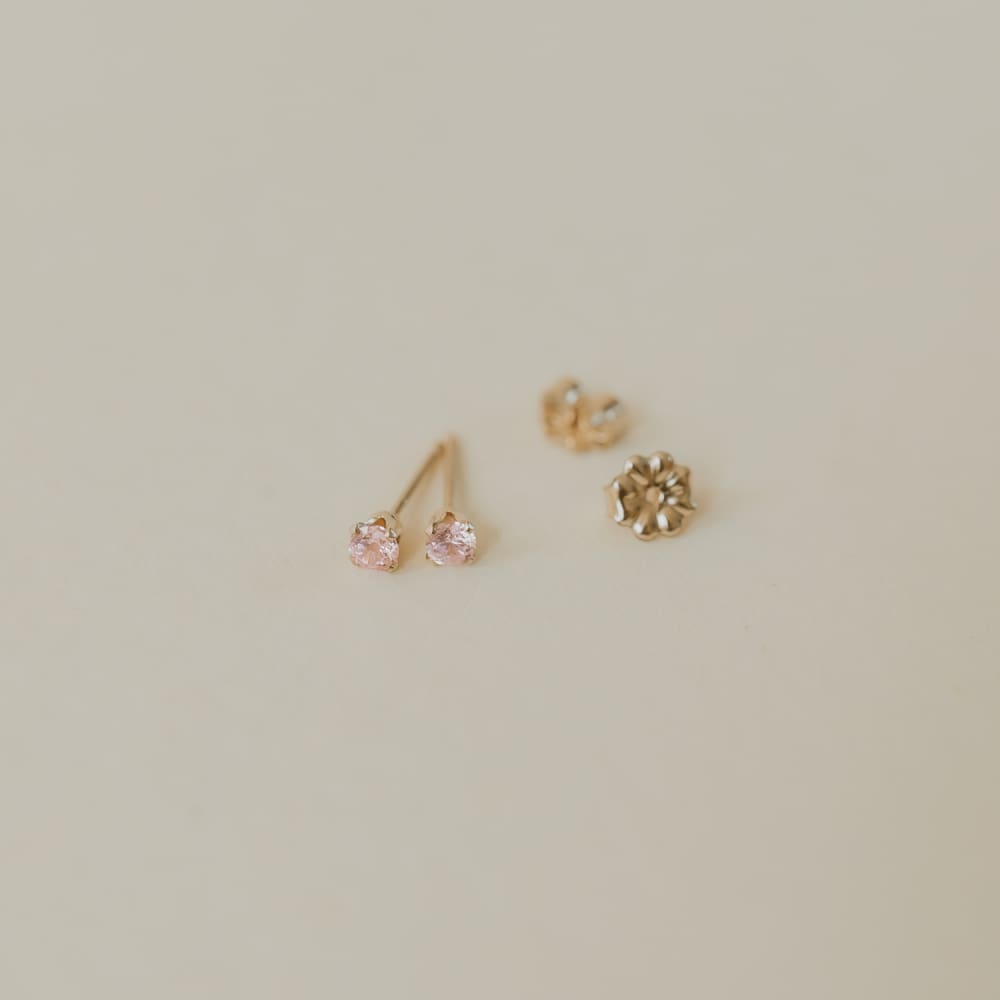 October Birthstone Studs