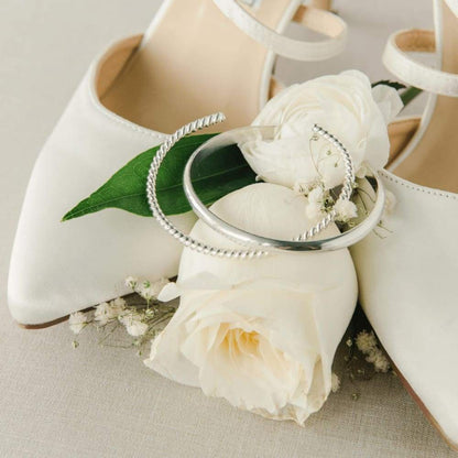 Personalized Silver Bridal Set