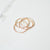 Shimmer Rose Gold Stackable Ring - Mommy Rings